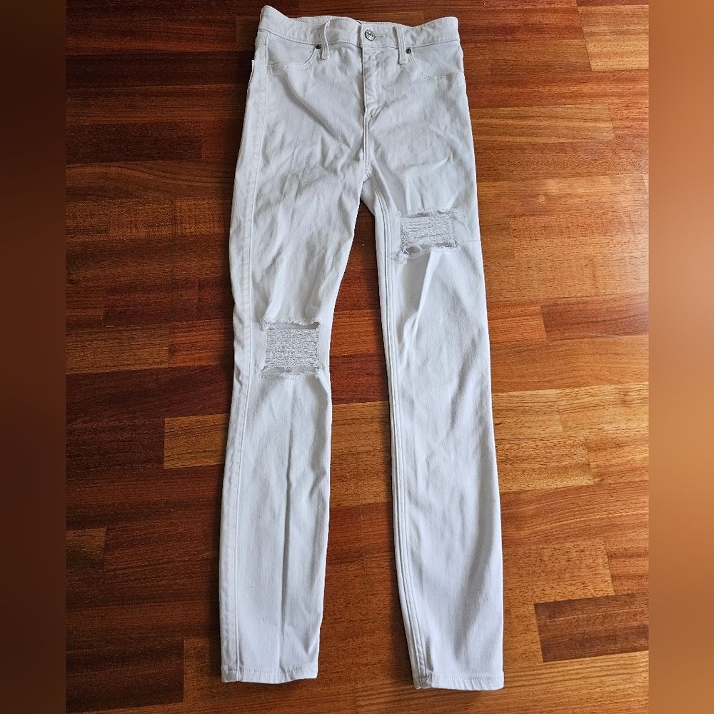 Abercrombie & Fitch White Simone High Rise Jean Legging Size S 24/00  Stretchy